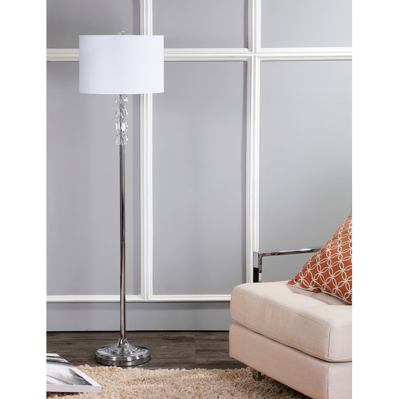 Sullivan 59.5'' Chrome Traditional Floor Lamp