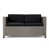 Cadre gris / coussin noir est en rupture de stock sélectionné