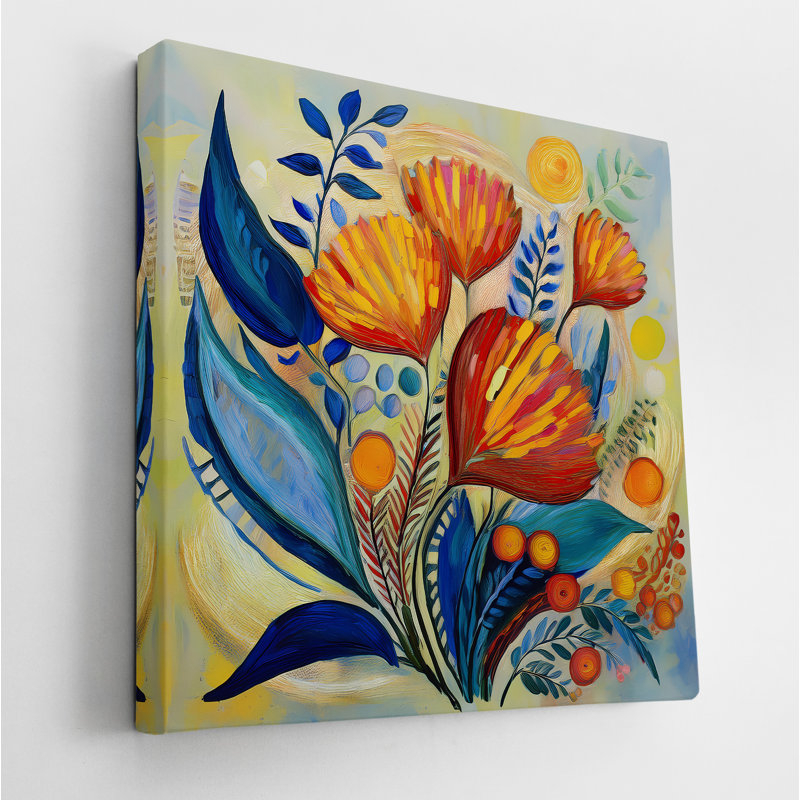 Botanical Sunshine, 54" H x 54" W