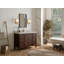 Ensemble de meuble-lavabo simple 48 po Teak-89857929