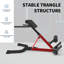 Extension de dossier pour chaise romaine, banc d'extension de dossier double réglable pour salle de sport à domicile, appareil d'exercice pour le dos réglable, capacité de poids 150 kg