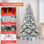 Arbre de Noël enneigé 7 pi avec 1514 pointes-722124441