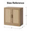 Armoire de rangement en rotin avec tablettes réglables-16503728-12919057