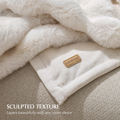 Ridgeline Faux Fur Throw Blanket