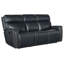 MS 80.5" Genuine Leather Square Arm Reclining Sofa-72298121