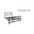 Flovilla Metal Open-Frame Bed-2109350822