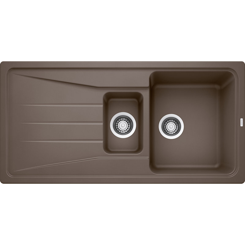 Sona 1.5 Bowl Inset Kitchen Sink, Coffee