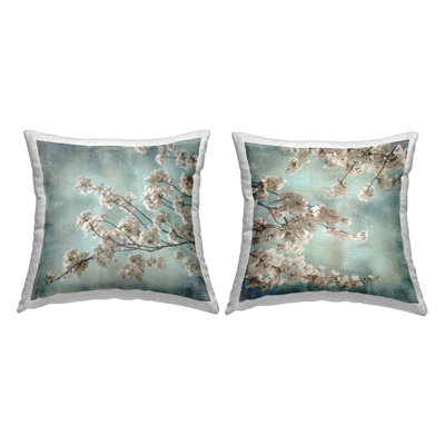 Floral Outdoor Throw Pillow