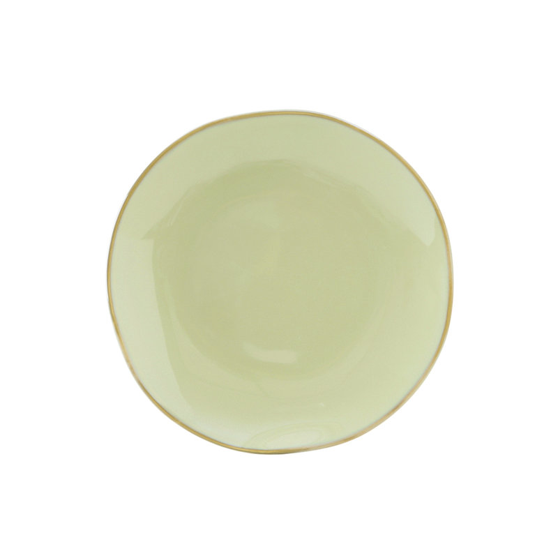 Assiette à dessert Artisan, Vert taillis de sauge