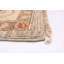 Tapis oriental gris clair / beige en laine noué à la main 5 pi 7 po x 8 pi 8 po Fury