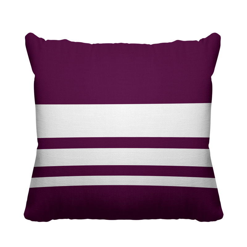 Coussin décoratif intérieur / extérieur Arundel, L 15 po x H 15 po, Violet