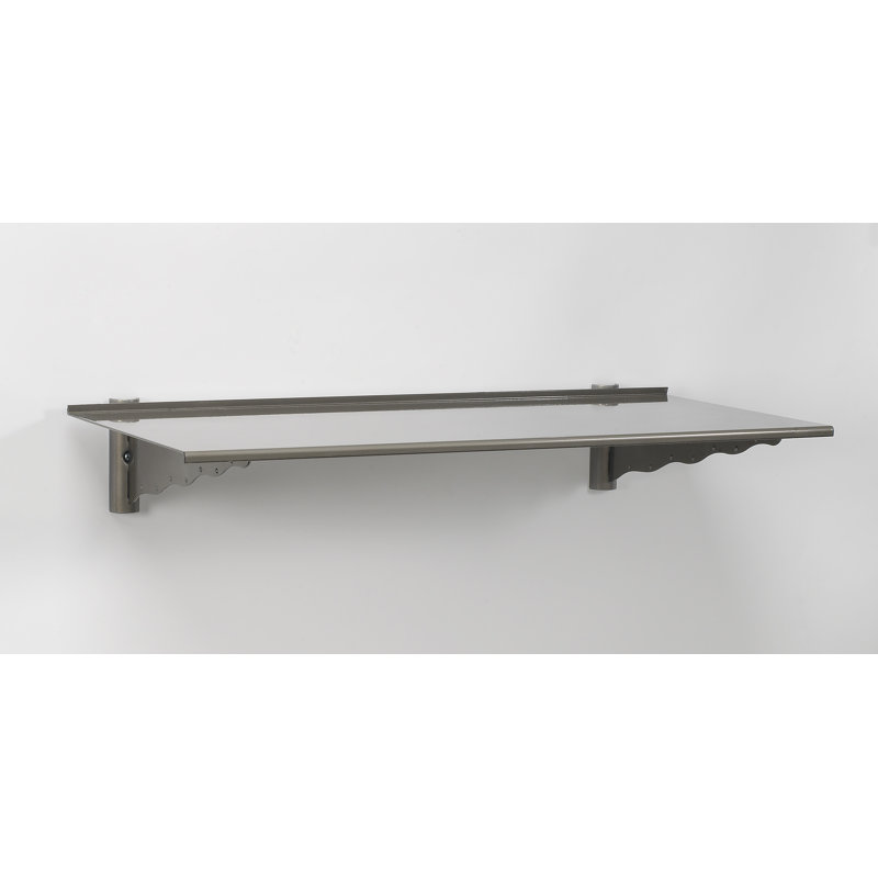 Chyeanne Bracket Shelf, Silver, 4" H x 24" W x 11" D