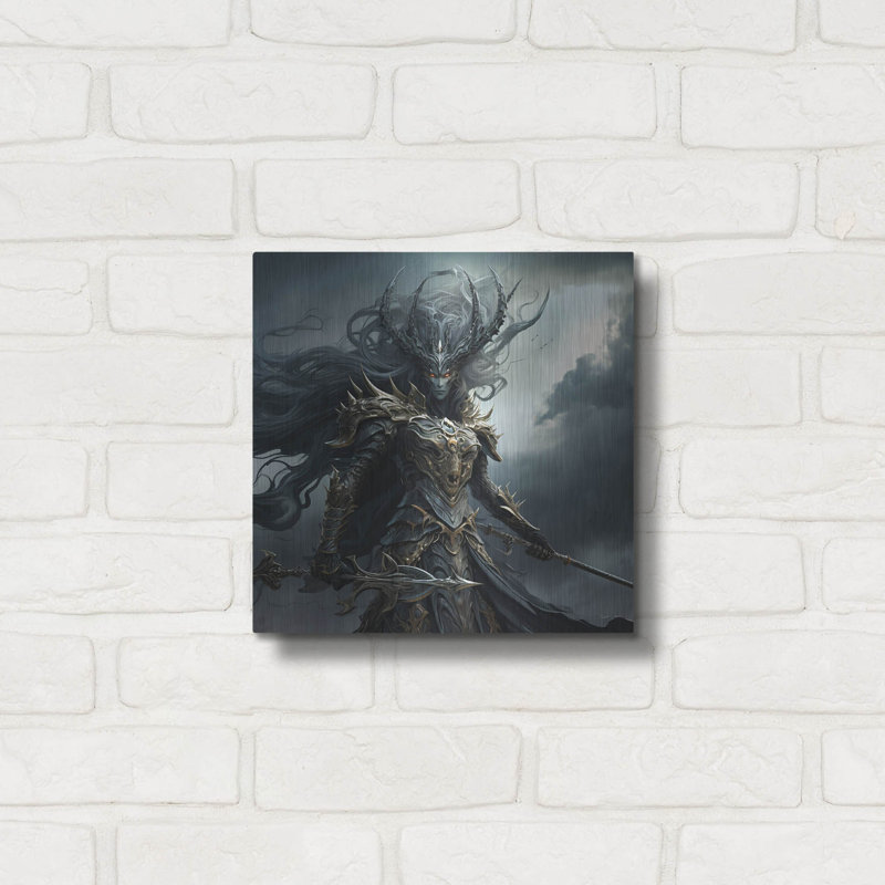 Trinx 'Overlord' by r3darch0n Metal Wall Art, 36" x 36", 12" H x 12" W