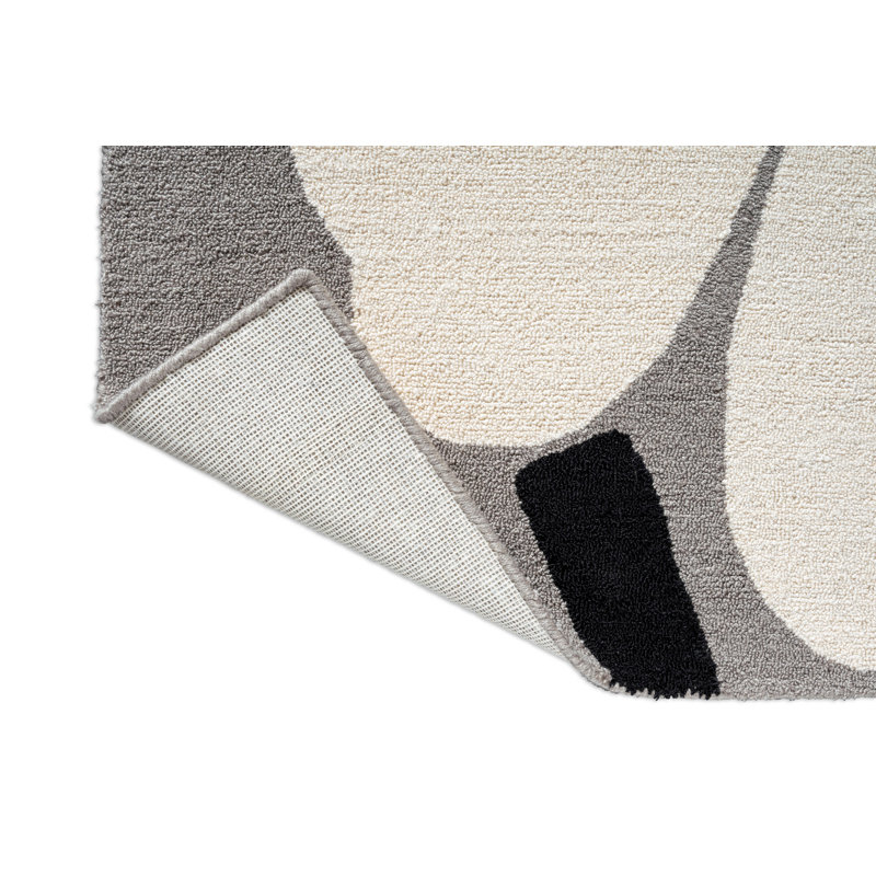 Unikko Anniversary Honey | 433001, Gray, Rectangle 4'7" x 6'7"