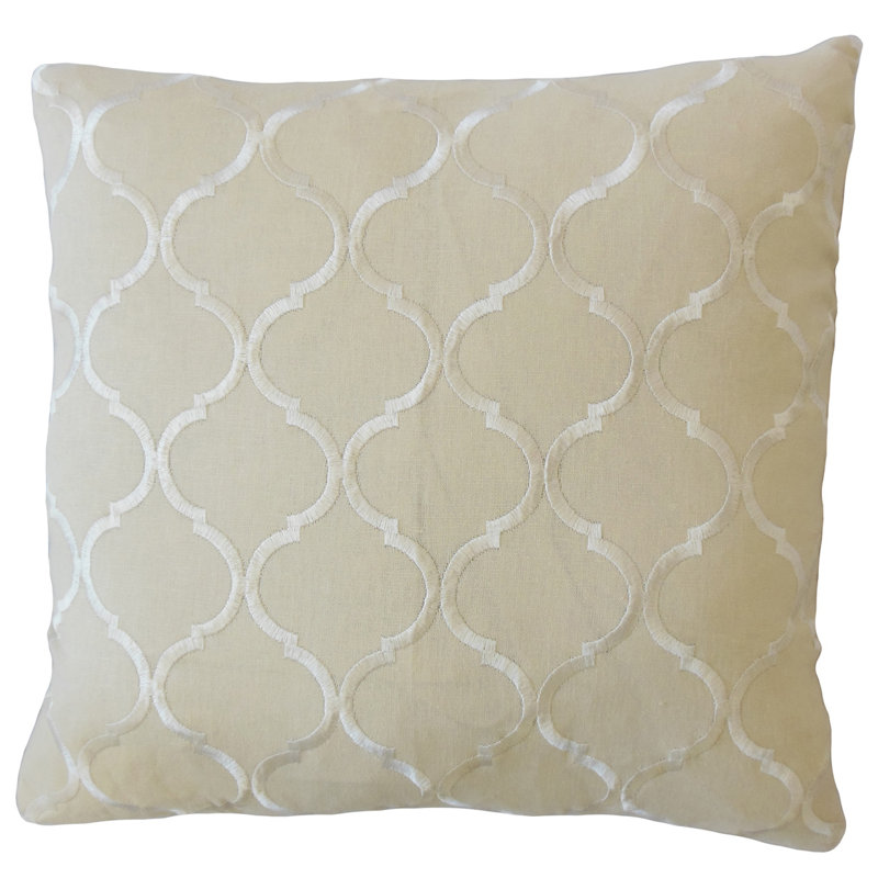 Coussin Sakineh, 22 po x 22 po, Naturel