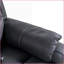 Fauteuils inclinables Liyasi Zero Gravity Power inclinable avec massage, chauffage, USB, support pour téléphone | Cuir retravaillé | Noir-1068974806