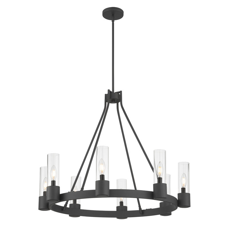 32" Wide 8-Light Chandelier