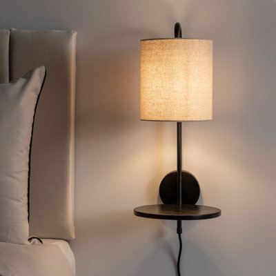 LED Plug-in Flush Mounted Sconce