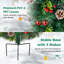 Sapin de Noël artificiel vert 2 'avec 30 lumières claires/blanches
