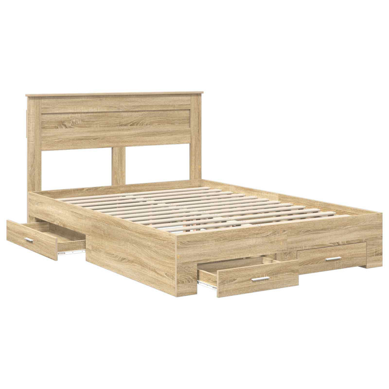 Bed, Sonoma Oak, Kingsize (5')