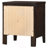 Garrett Cappuccino 2-Drawer Rectangular Nightstand