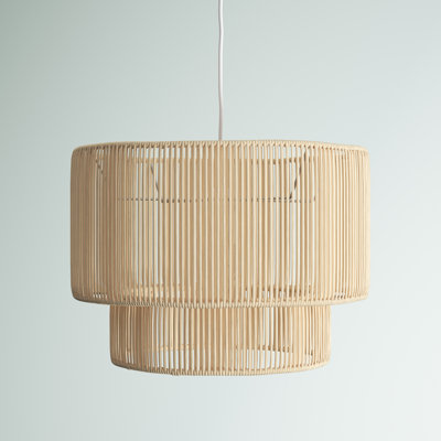 Tilda 1 - Light White Drum Pendant