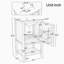 Meuble-lavabo simple avec plateau 20,00 Zulma