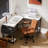 Hussan L-Shaped Metal Base Computer Desk-96847153