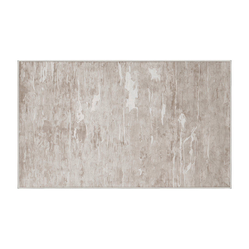 Machine Washable Beige Area Rug GSIX03621, Runner 2' x 4'