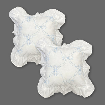 Ensemble de coussins 2 pièces brodés