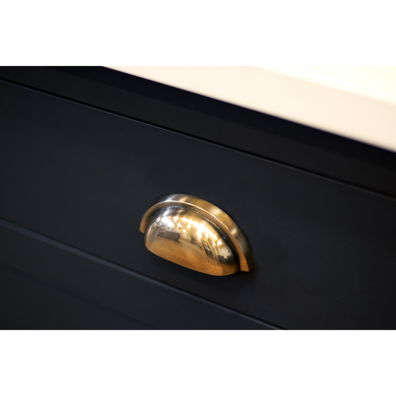 Regency 7.5 cm centre Cup Handle, Polished Bronze