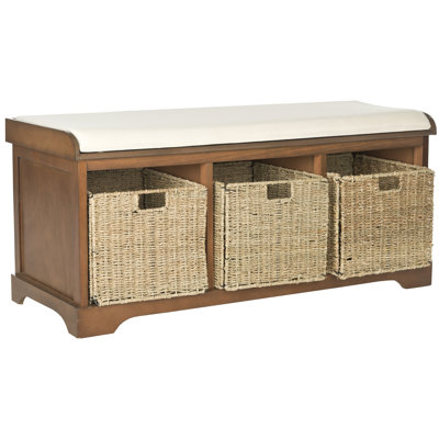 Loane Wicker Storage Bench