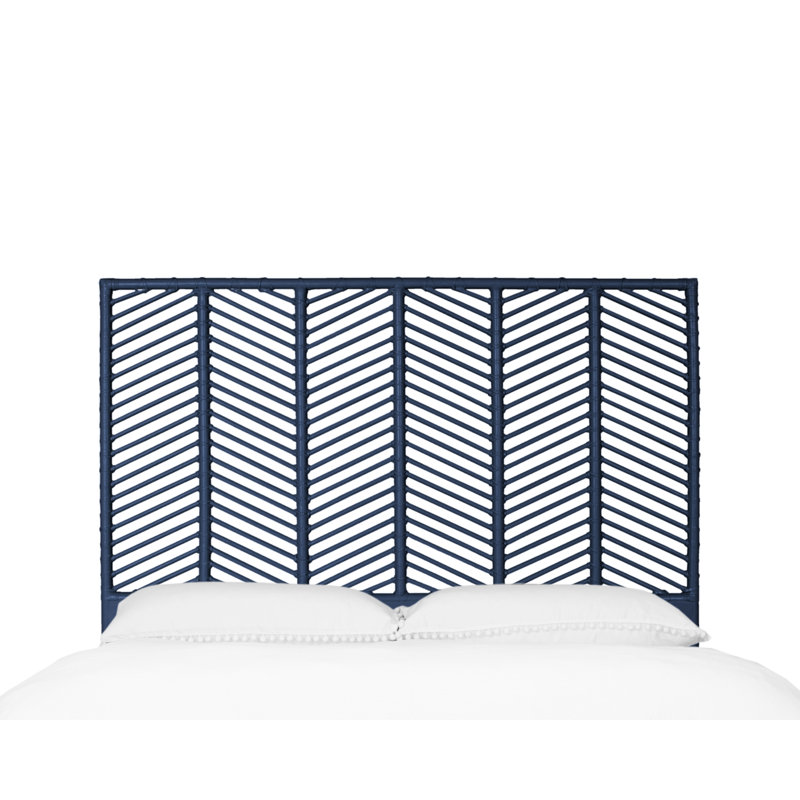 Liam Collection Bed, Queen, Navy Blue
