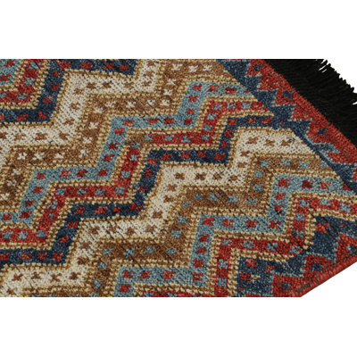 Burano Hand Knotted Wool Geometric Area Rug