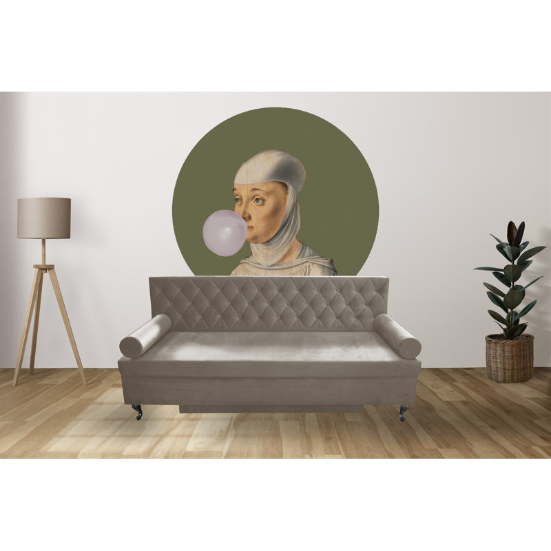 Glamour 3 Seater Sofa Bed, Beige