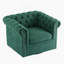 Fauteuil club pivotant Chesterfield