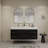 59" Wall-Mounted Double Bathroom Vanity Set-70381283