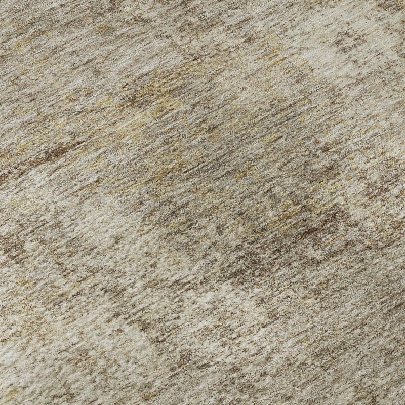 Premium Machine Washable Mayfield AMF2061 Abstract Rug, 10' x 14', Taupe