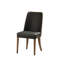 Chaise Alandre Harte - noir et noyer