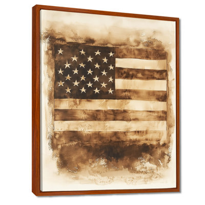 Ratification de la déclaration des droits, drapeau des États-Unis I - États-Unis, art mural
