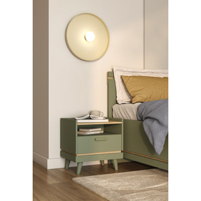 Holladay 50cm W Laminate Bedside Table