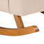 Chaise berçante capitonnée en tissu-63161924