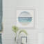 Reproduction d’art sur papier encadrée « relaxation beach »-1352924958