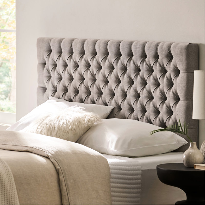 Queen Bedroom Headboard, Upholstered, Contemporary Decor, Assembly Included Upholstered Headboard For Bedroom, Size, Design, Tools Supplied