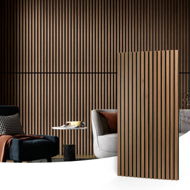 Acoustic Wood Slat Wall Panels - Acacia SL-AC03