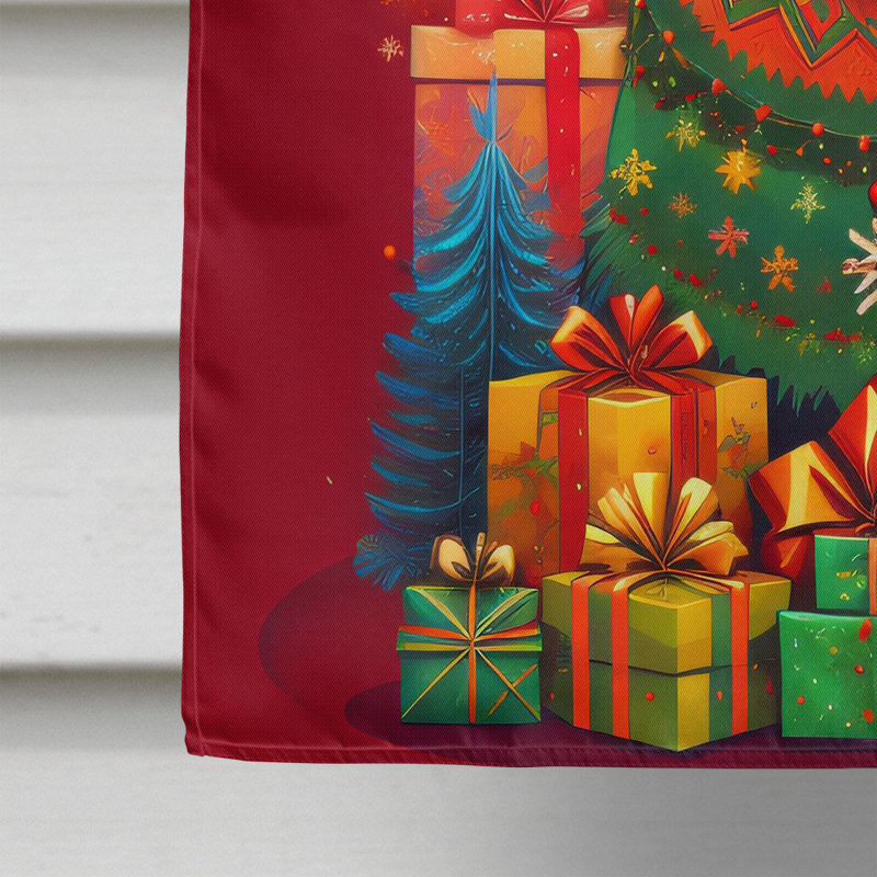 Double Sided 40'' H x 28'' W Polyester Christmas House Flag