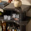 Salton Bookshelf-Worn Black Oak