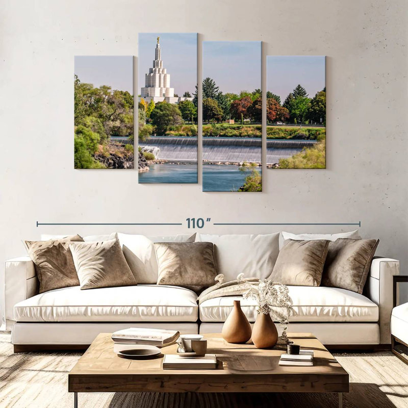 Keesha Idaho Falls Idaho Temple, 54" H x 84" W