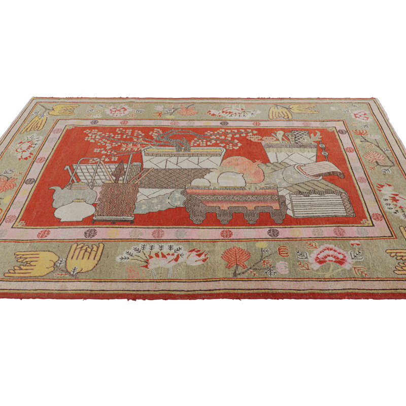 One-of-a-Kind 5'10x8'11 Hand Knotted Area Rug
