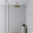 16 Inch Bathroom Luxury High Pressure Waterfall Rain Shower Head-122006082